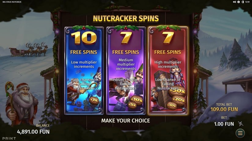 Big Stack Nutcrack slot screen 4