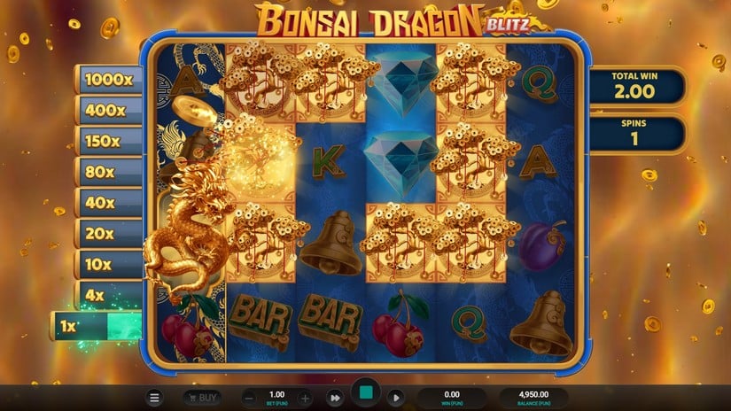Bonsai Dragon Blitz Dream Drop slot screen 4