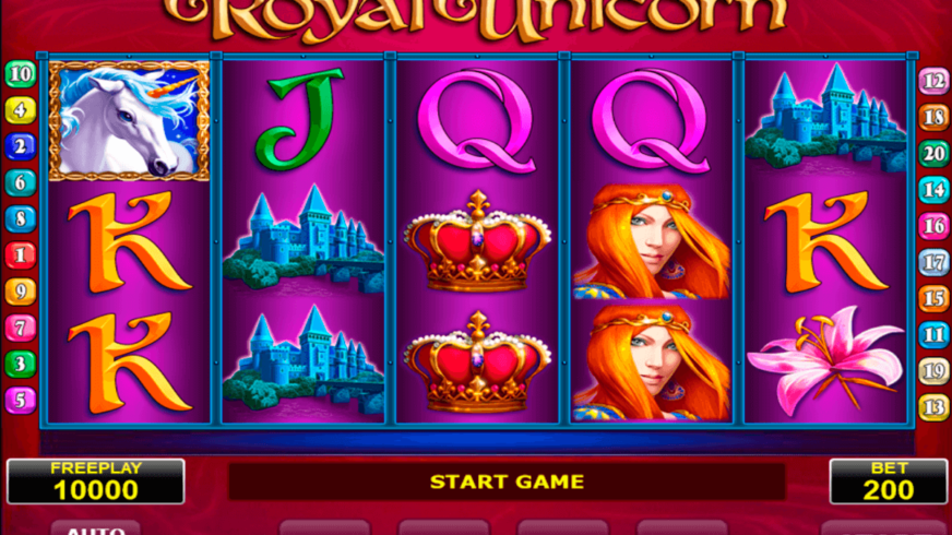 Royal Unicorn slot screen 1