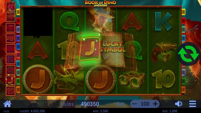 Book of Dino slot screen 6