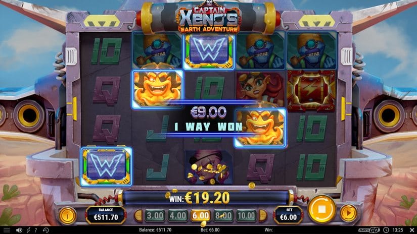 Captain Xenos Earth Adventure slot screen 5
