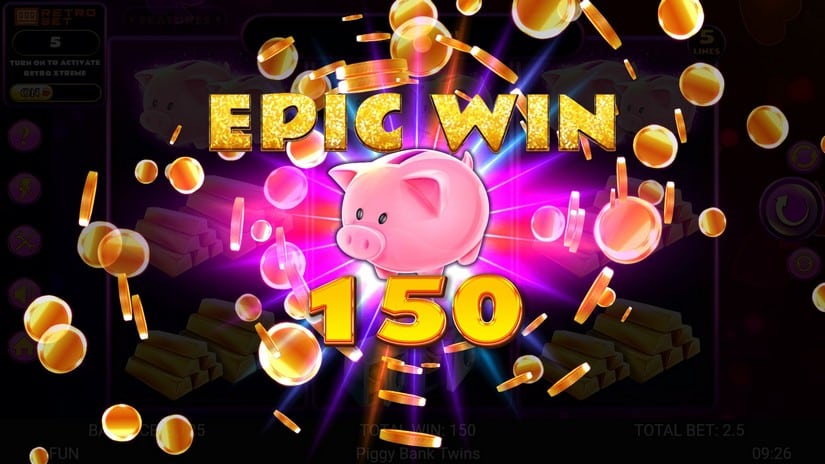 Piggy Bank Twins slot screen 4