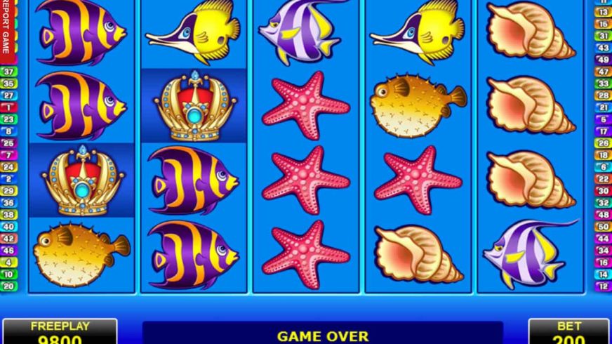 Wild Shark slot screen 2