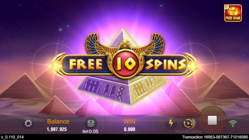 Pharaoh Treasure slot screen 3