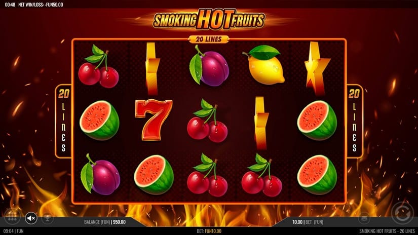 Smoking Hot Fruits 20 slot screen 2