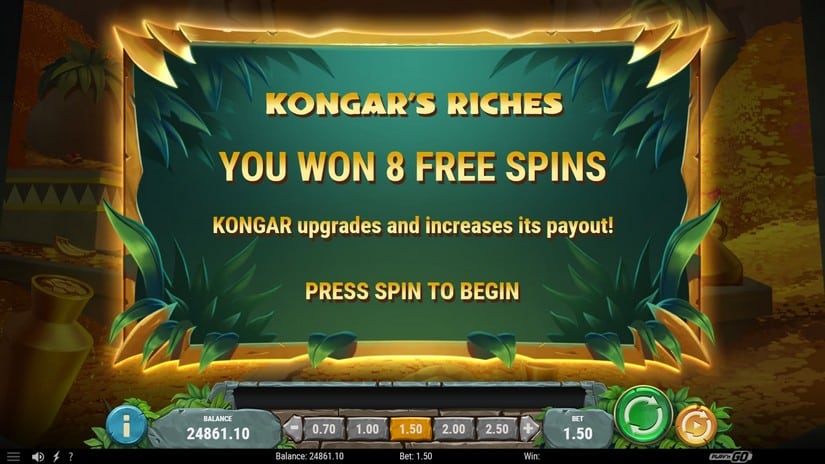 Treasures of Kongar slot screen 5