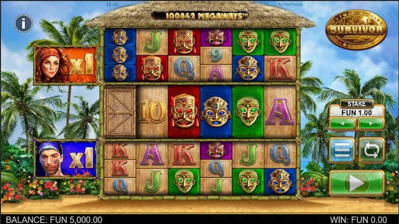 Survivor Megaways slot screen 1