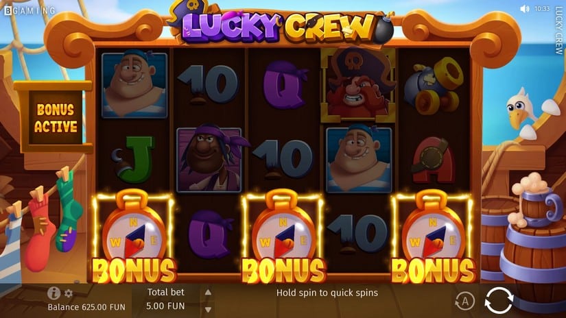 Lucky Crew slot screen 3