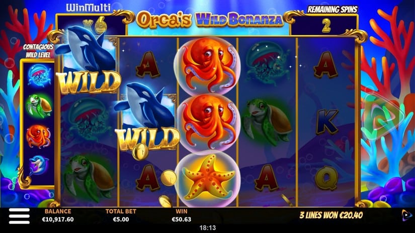 Orca’s Wild Bonanza slot screen 6