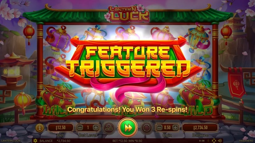 Lantern Luck slot screen 3