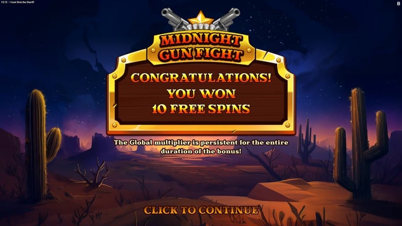 Hoot Shot The Sheriff slot screen 3