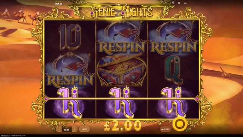 Genie Nights slot screen 2