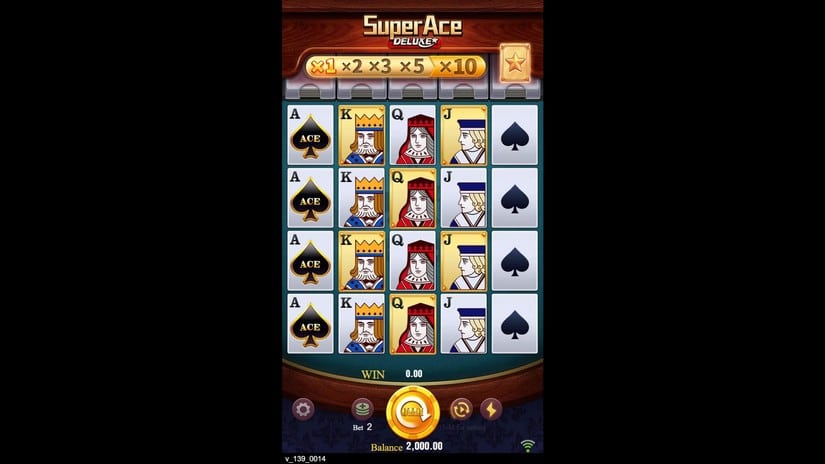 Super Ace Deluxe slot screen 1