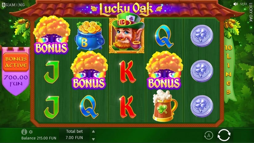 Lucky Oak slot screen 3