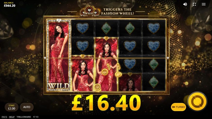 Trillionaire slot screen 2