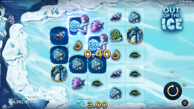 Out of the Ice slot screen 4