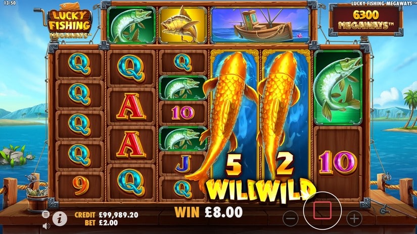 Lucky Fishing Megaways slot screen 4