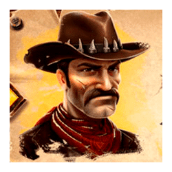 Wild Symbol of Van Der Wilde and the Outlaws Slot