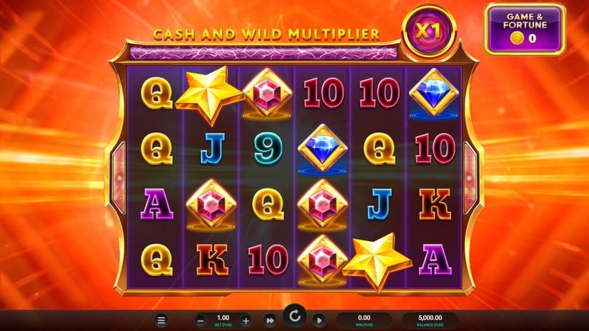 Cosmic Rush Dream Drop slot screen 1
