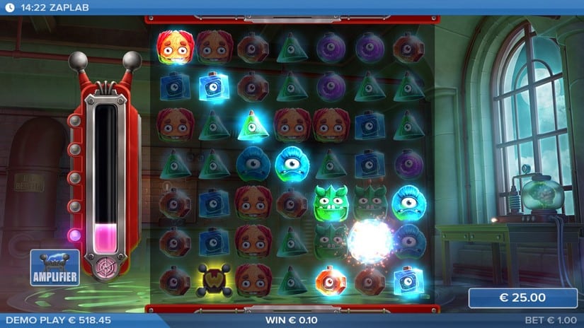 ZapLab slot screen 5