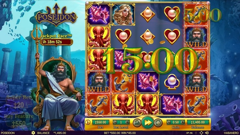 Poseidon slot screen 5