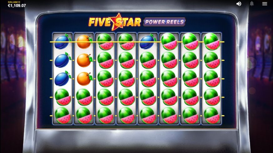 Five Star Power Reels slot screen 2