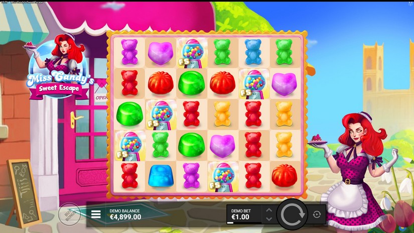 Miss Candy’s Sweet Escape slot screen 2
