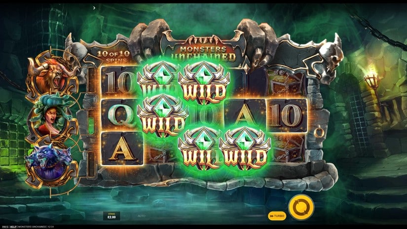 Monsters Unchained slot screen 5
