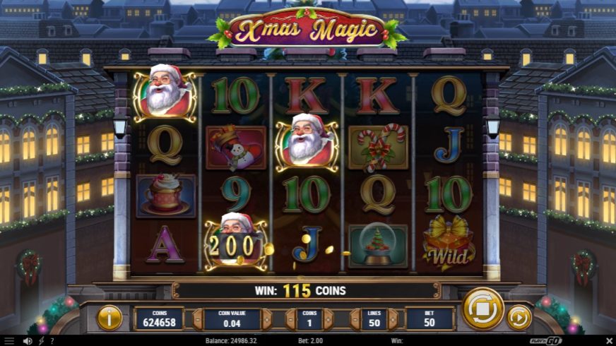 Xmas Magic slot screen 2