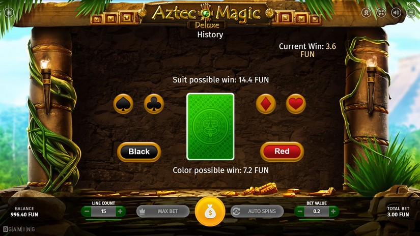 Aztec Magic Deluxe slot screen 3