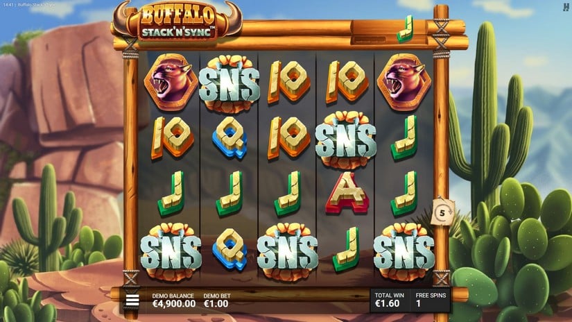 Buffalo Stack ‘n’ Sync slot screen 6