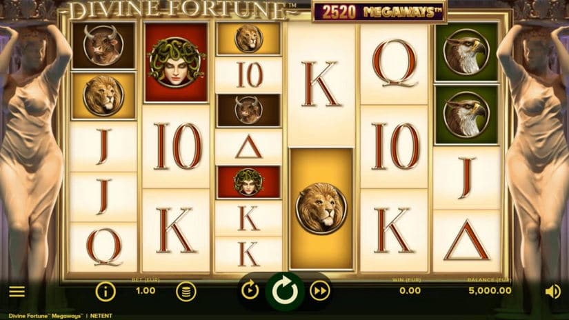 Divine Fortune Megaways slot screen 1