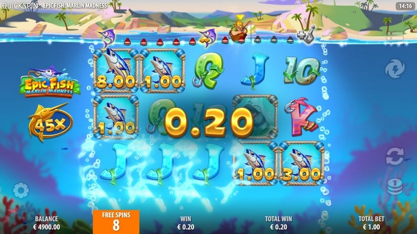 Epic Fish Marlin Madness slot screen 3