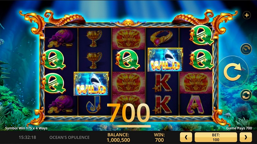 Oceans Opulence slot screen 2