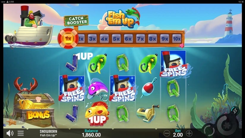Fish ‘Em Up slot screen 2