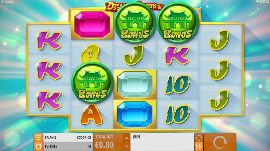 Dragon Shrine slot screen 3