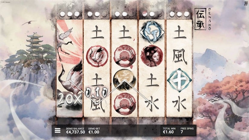 Densho slot screen 4