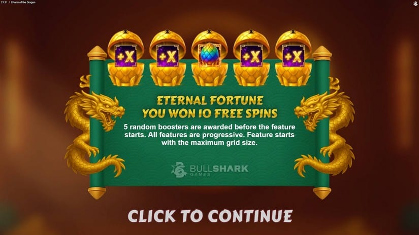 Charm of the Dragon slot screen 3