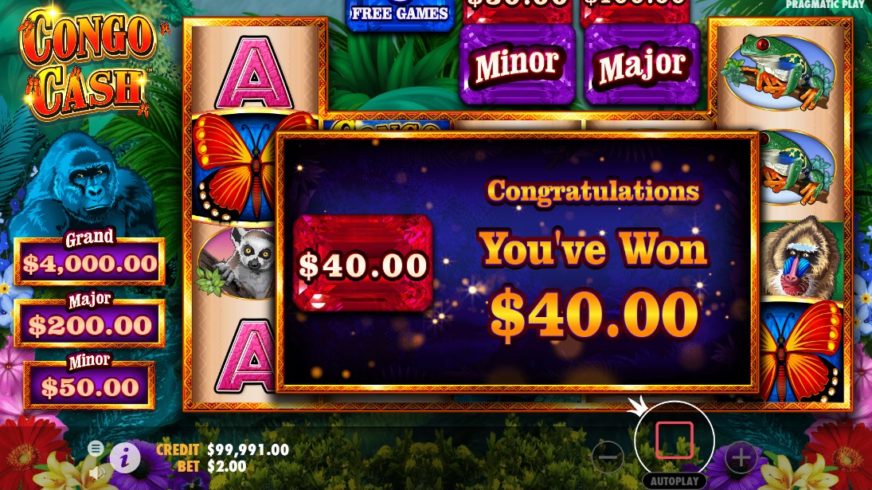 Congo Cash slot screen 2