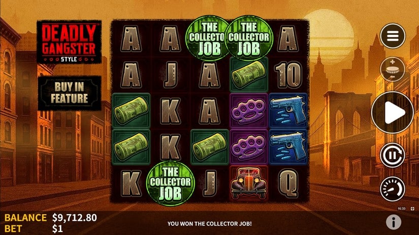 Deadly Gangster Style slot screen 5