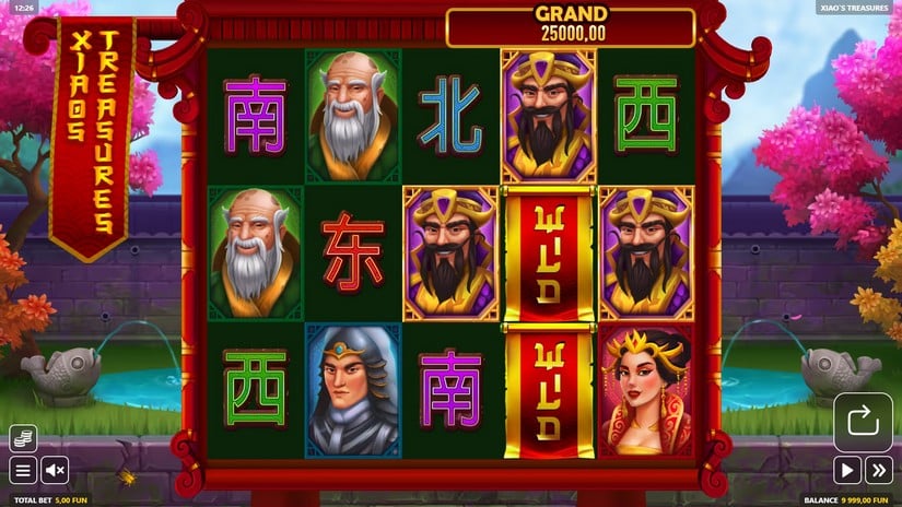 Xiao’s Treasures slot screen 1