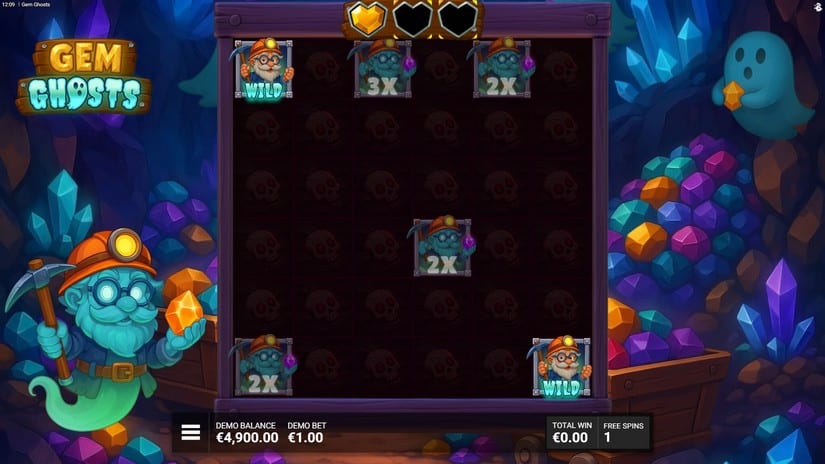 Gem Ghosts slot screen 4
