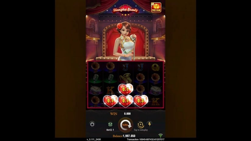 Shanghai Beauty slot screen 2