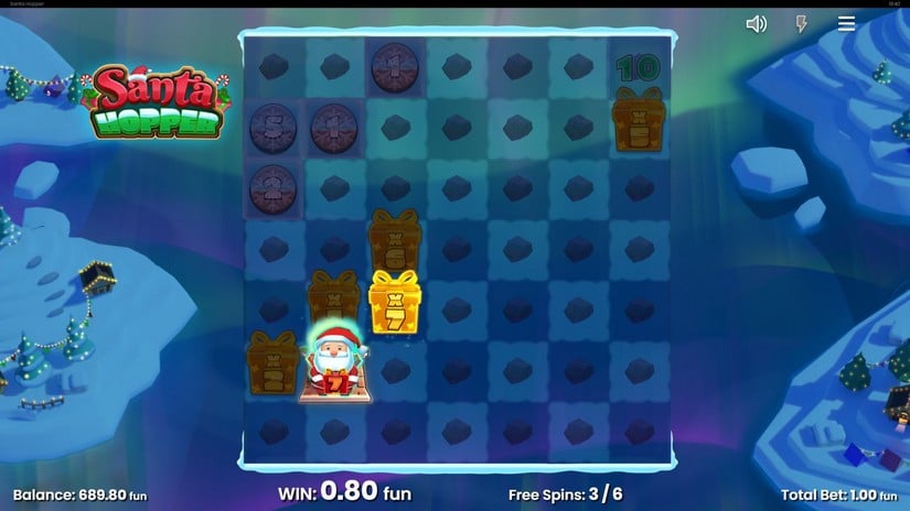 Santa Hopper slot screen 6