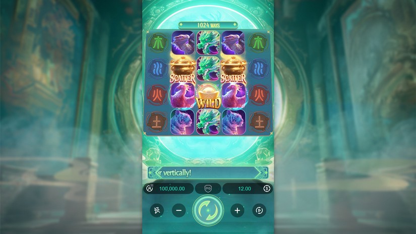 Mythical Guardians slot screen 1