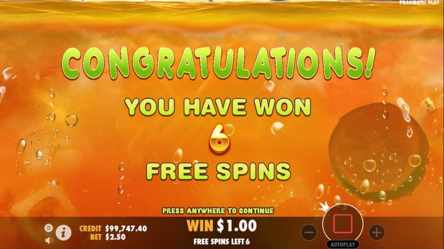 Juicy Fruits slot screen 3