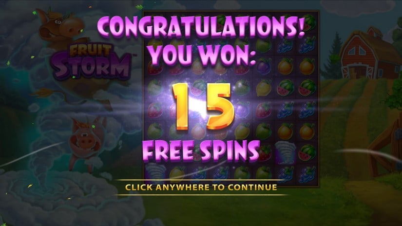 Fruit Storm slot screen 4