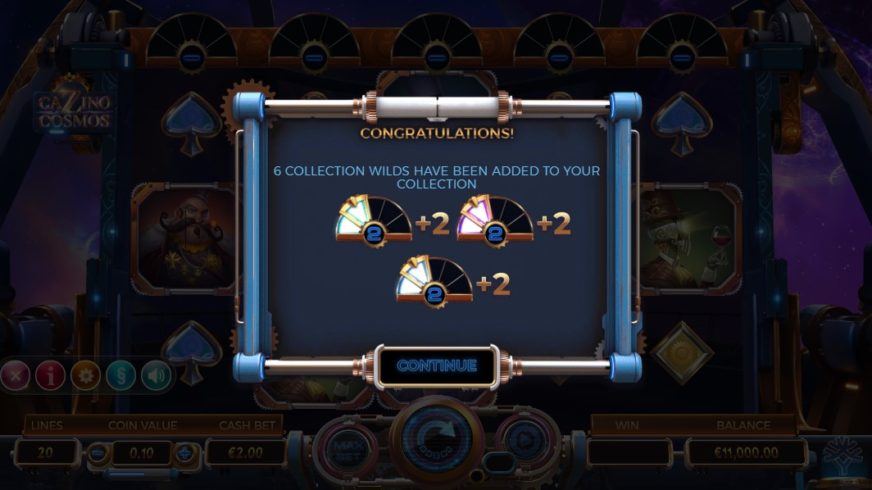 Cazino Cosmos slot screen 3