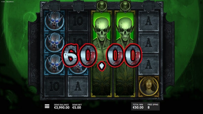 Bloodthirst slot screen 5