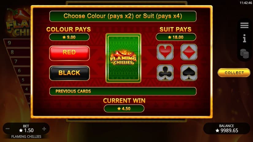 Flaming Chilies slot screen 4
